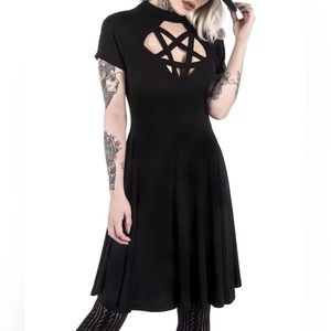 Scariel Pentagram KILLSTAR Dress Small